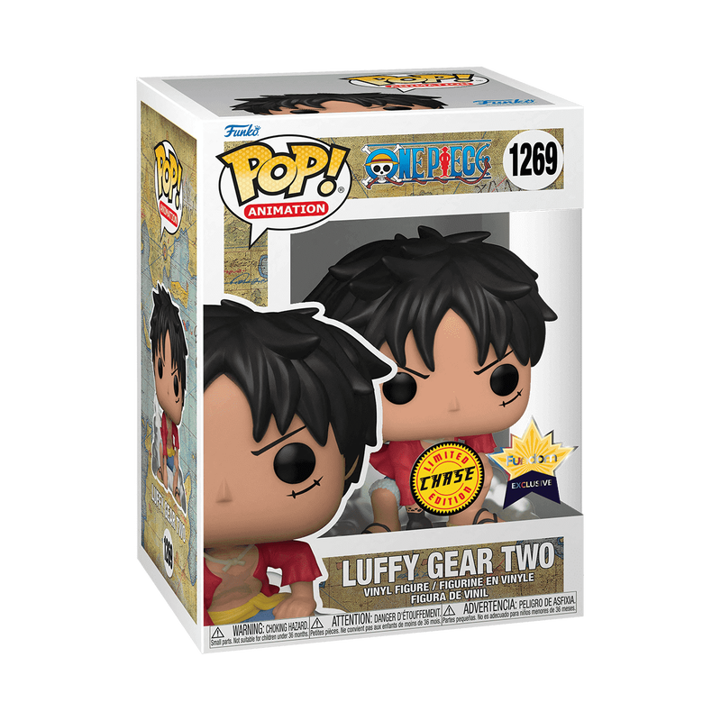 POP ANIMATION ONE PIECE - LUFFY GEAR TWO (CHASE) (FUNDOM)