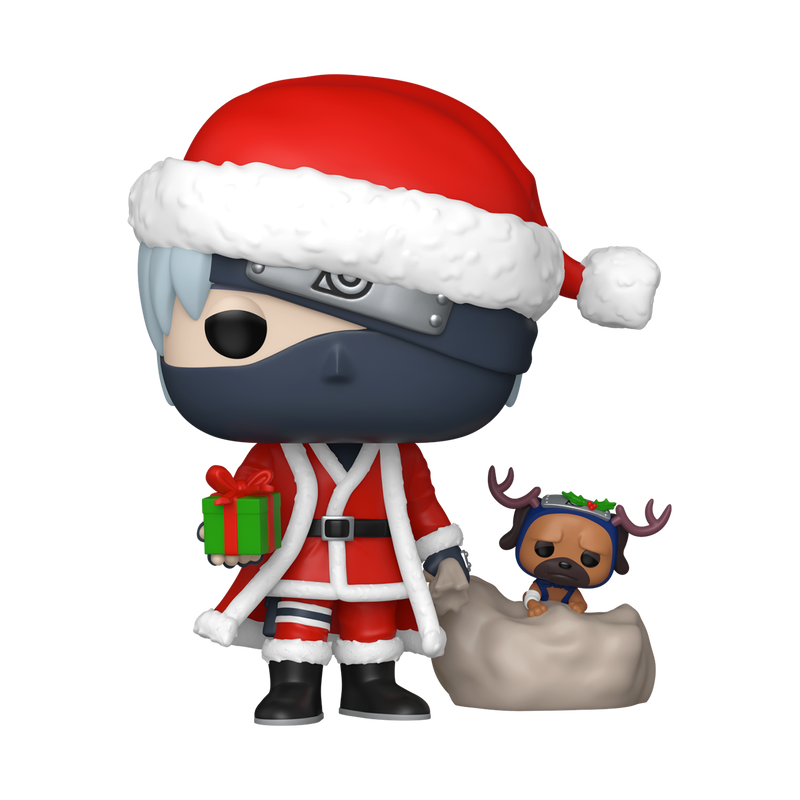 POP PLUS NARUTO - KAKASHI HATAKE WITH PAKKUN (HOLIDAY OUTFIT)