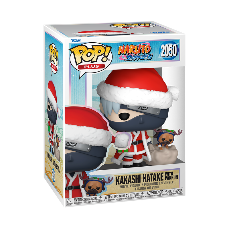 POP PLUS NARUTO - KAKASHI HATAKE WITH PAKKUN (HOLIDAY OUTFIT)