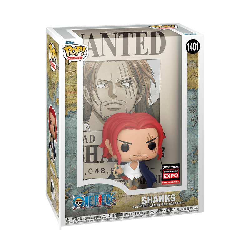 FUNKO POSTER ANIMATION ONE PIECE - SHANKS # 1401 (EXPO 2024)
