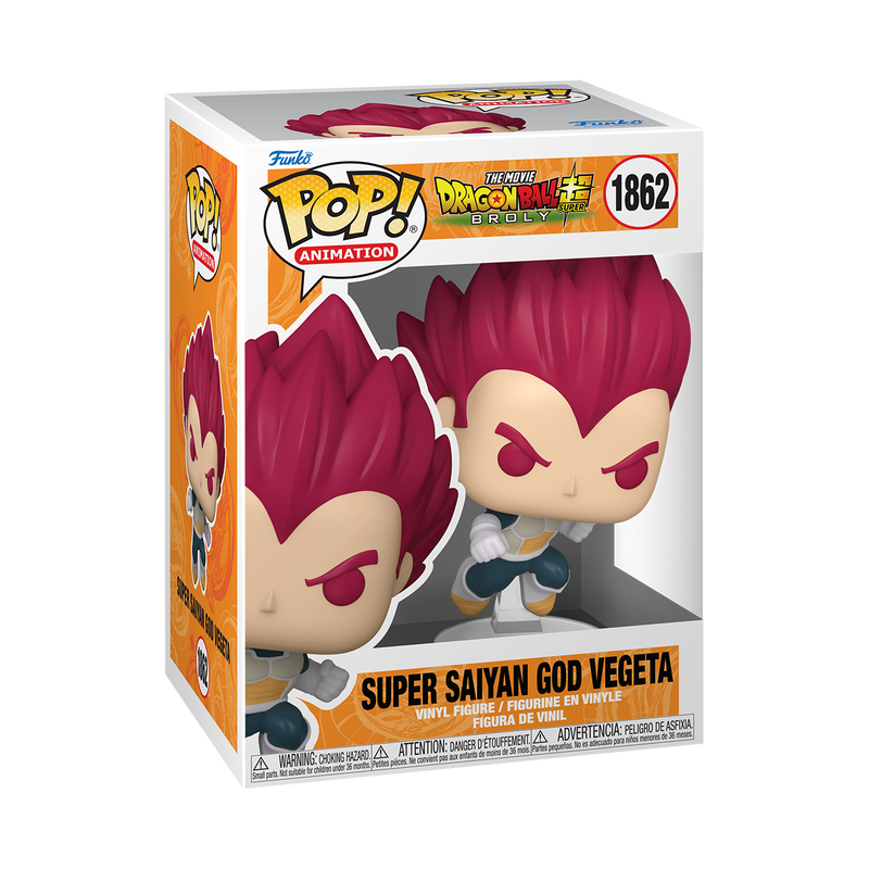 POP ANIMATION DRAGON BALL SUPER - SUPER SAIYAN GOD VEGETA