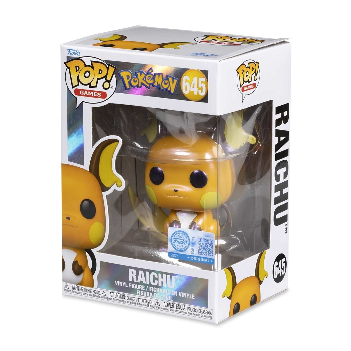 POP GAMES POKEMON - RAICHU (PEARLESCENT)