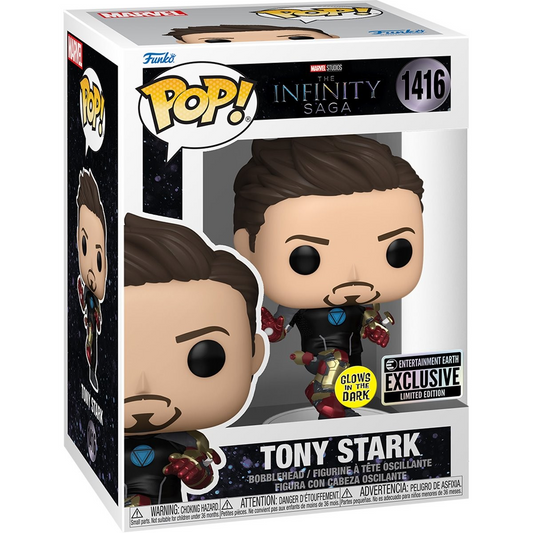 FUNKO POP MARVEL - IRON MAN 3 TONY STARK SUIT-UP #1416 (GL/EE)