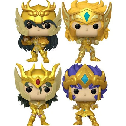 FUNKO POP ANIMATION SAINT SEIYA LOS CABALLEROS DEL ZODIACO - BUNDLE OF 4