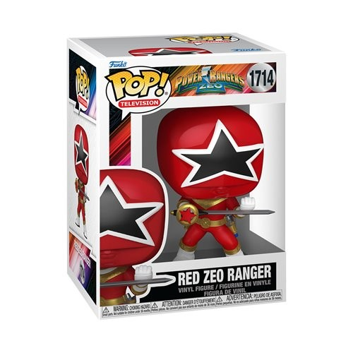 POP TELEVISION POWER RANGER - RED ZEO RANGER