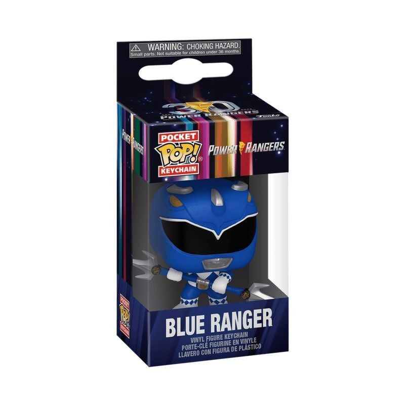 POCKET POP KEY CHAIN POWER RANGER - BLUE RANGER 30TH ANNIVERSARY