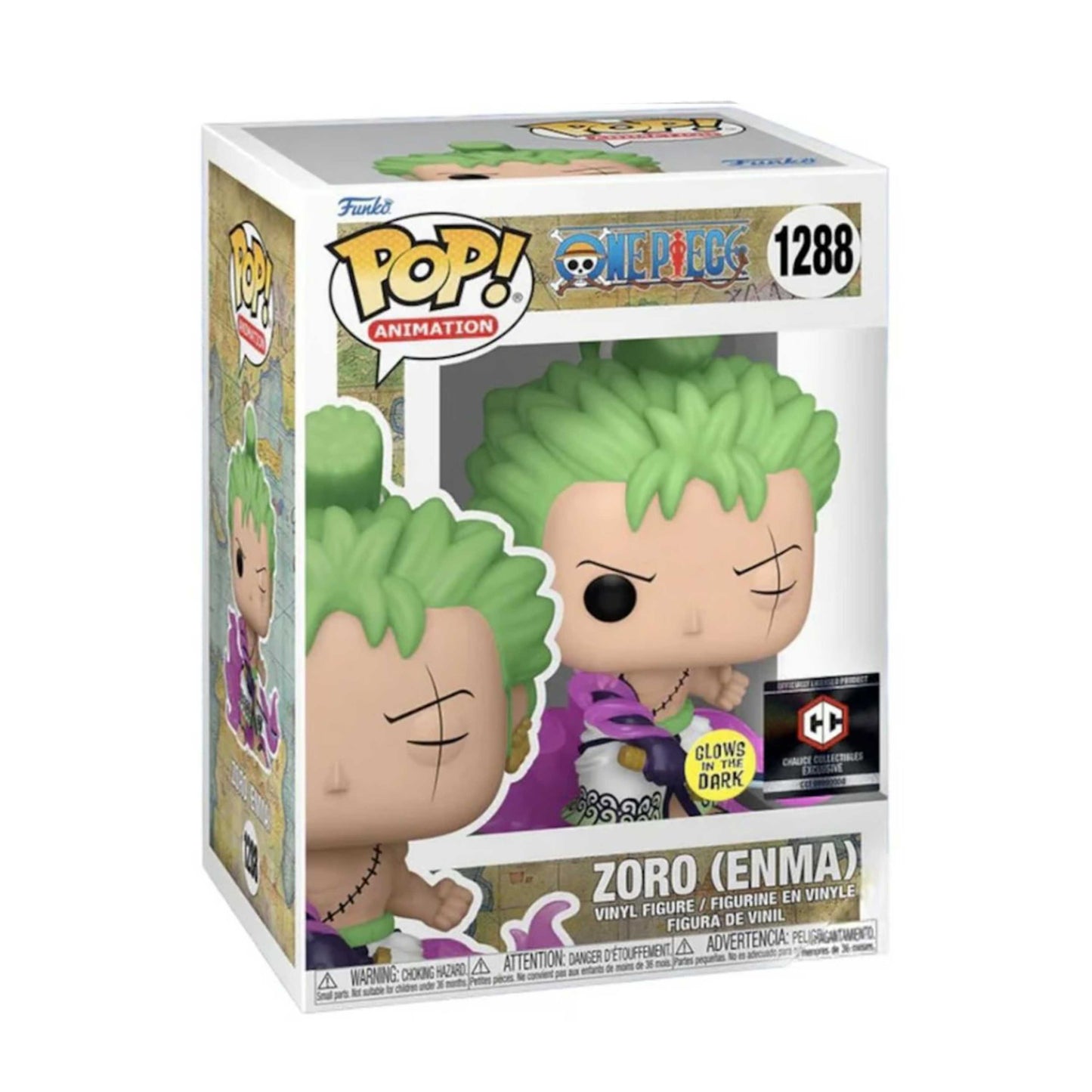 POP ANIMATION ONE PIECE - ZORO ENMA (GL/CHALICE) #1288