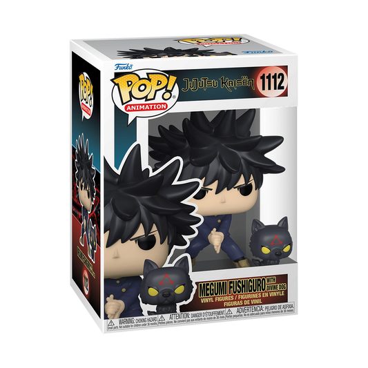 POP ANIMATION JUJUTSU KAISEN - MEGUMI FUSHIGURO WITH DIVINE DOG