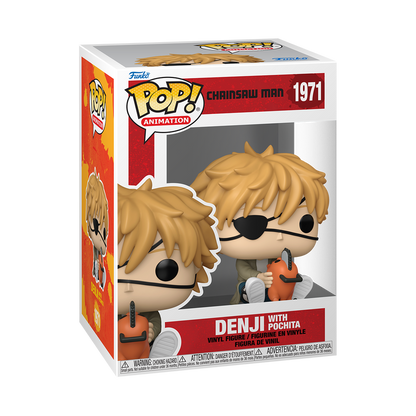 POP ANIMATION CHAINSAW MAN - DENJI WITH POCHITA