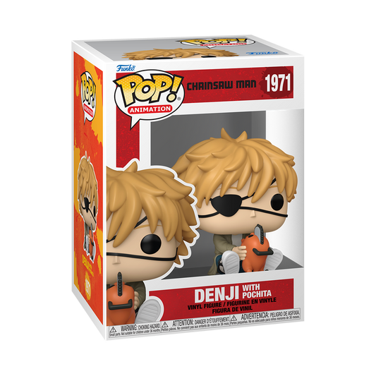 POP ANIMATION CHAINSAW MAN - DENJI WITH POCHITA
