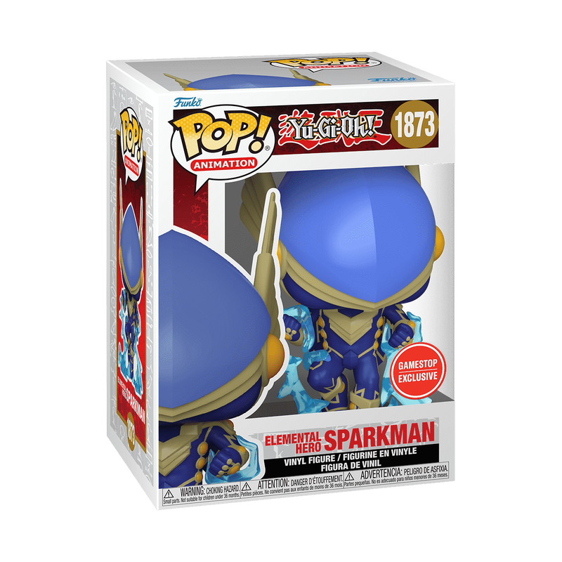 POP ANIMATION: YU-GI-OH! - ELEMENTAL HERO SPARKMAN (GAMESTOP)