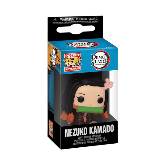 POCKET POP KEY CHAIN DEMON SLAYER - NEZUKO KAMADO