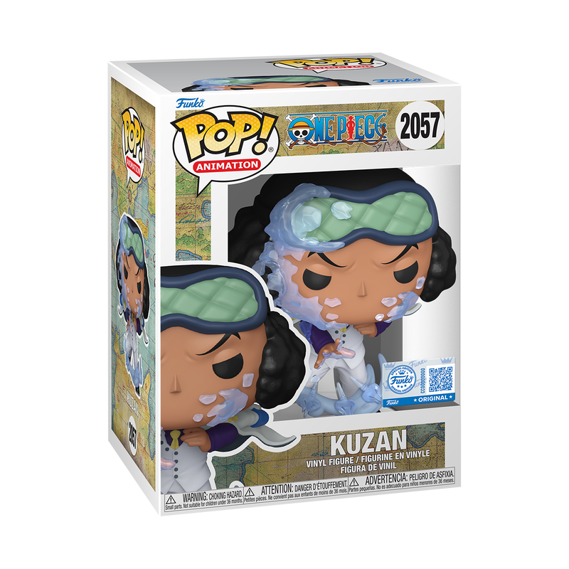 POP ANIMATION ONE PIECE - KUZAN  ICE BLOCK PARTISAN (GAMESTOP)
