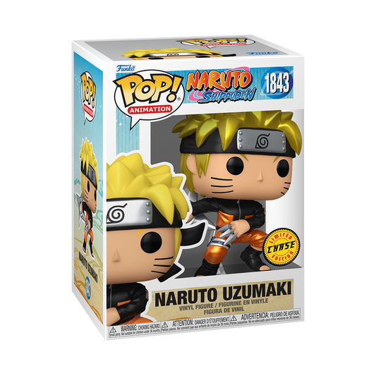 POP ANIMATION NARUTO SHIPPUDEN - NARUTO UZUMAKI WITH KUNAI & SHURIKEN (CHASE)