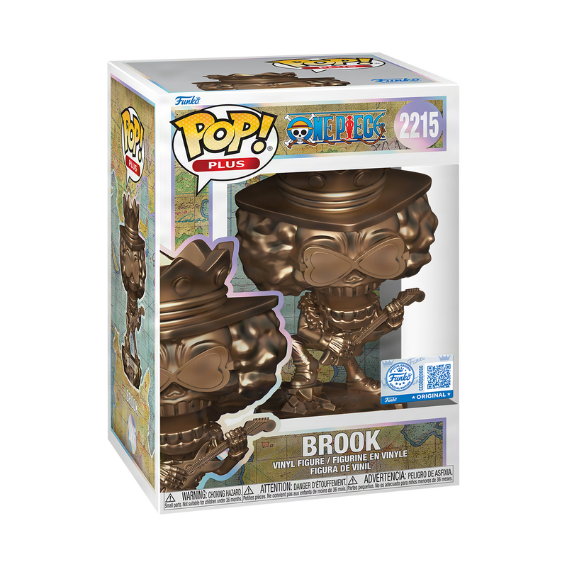POP ANIMATION ONE PIECE - PLUS BROOK STATUE (BRONZE)