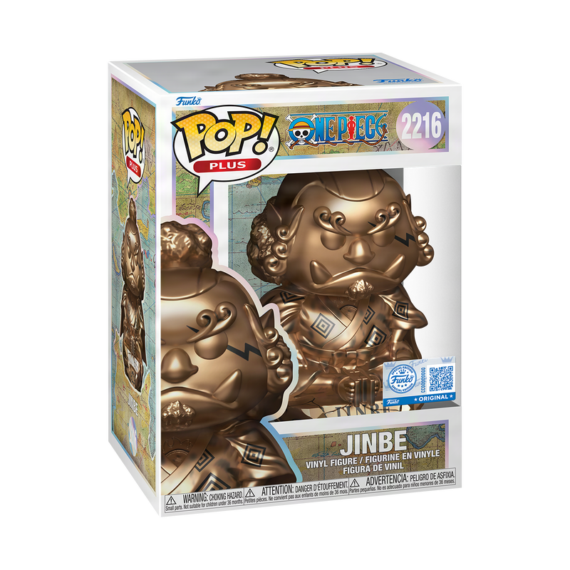 POP ANIMATION ONE PIECE - PLUS JINBE STATUE (BRONZE)