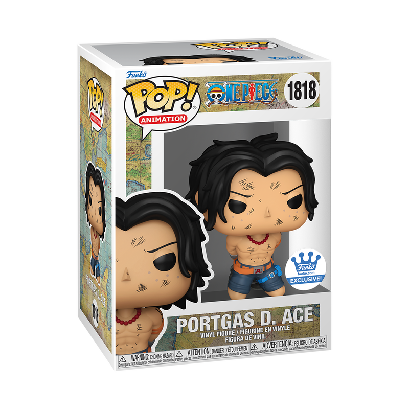 POP ANIMATION ONE PIECE - PORTGAS D. ACE (EJECUCIÓN) CON POP! PROTECTOR (FUNKO SHOP)