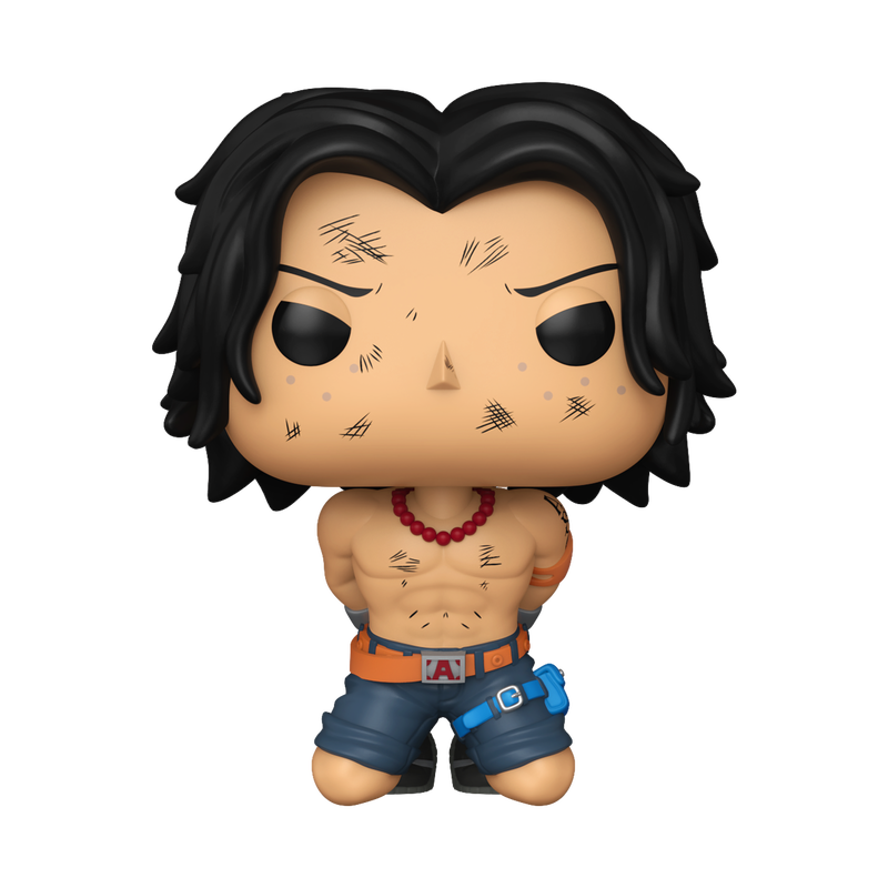 POP ANIMATION ONE PIECE - PORTGAS D. ACE (EJECUCIÓN) CON POP! PROTECTOR (FUNKO SHOP)