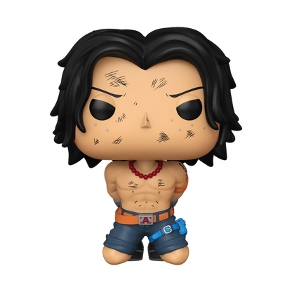 POP ANIMATION ONE PIECE - PORTGAS D. ACE (EJECUCIÓN) CON POP! PROTECTOR (FUNKO SHOP)
