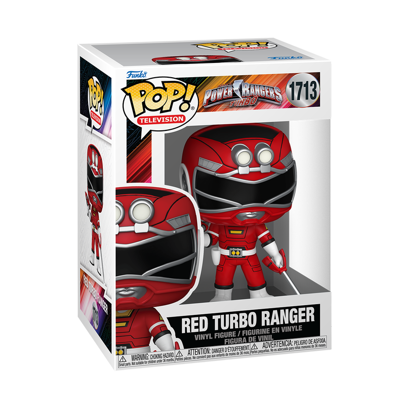 POP TELEVISION POWER RANGER - RED TURBO RANGER