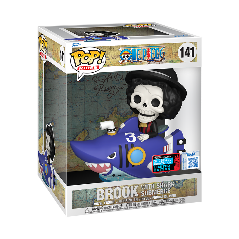 POP RIDES ANIMATION ONE PIECE - BROOK WITH SHARK (FALL CONVENTION 2025)