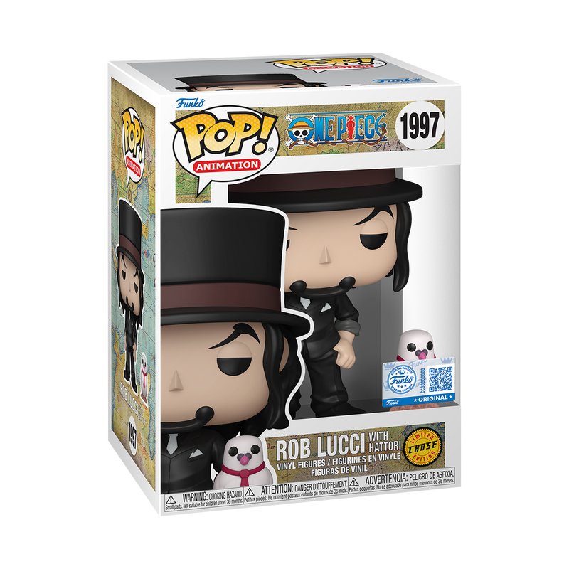 POP ANIMATION ONE PIECE - ROB LUCCI WITH HATTORI (TOY TEMPLE)
