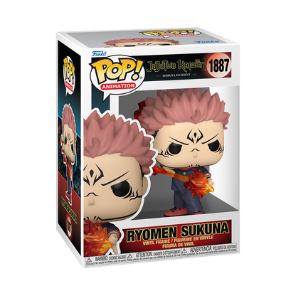 POP ANIMATION JUJUTSU KAISEN - RYOMEN SUKUNA (FLECHA DE FUEGO)