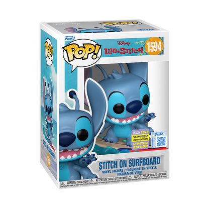 POP DISNEY LILO Y STITCH - STITCH ON SURFBOARD (SUMMER CONVENTION 2025)