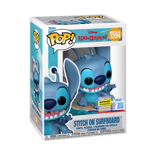 POP DISNEY LILO Y STITCH - STITCH ON SURFBOARD (SUMMER CONVENTION 2025)
