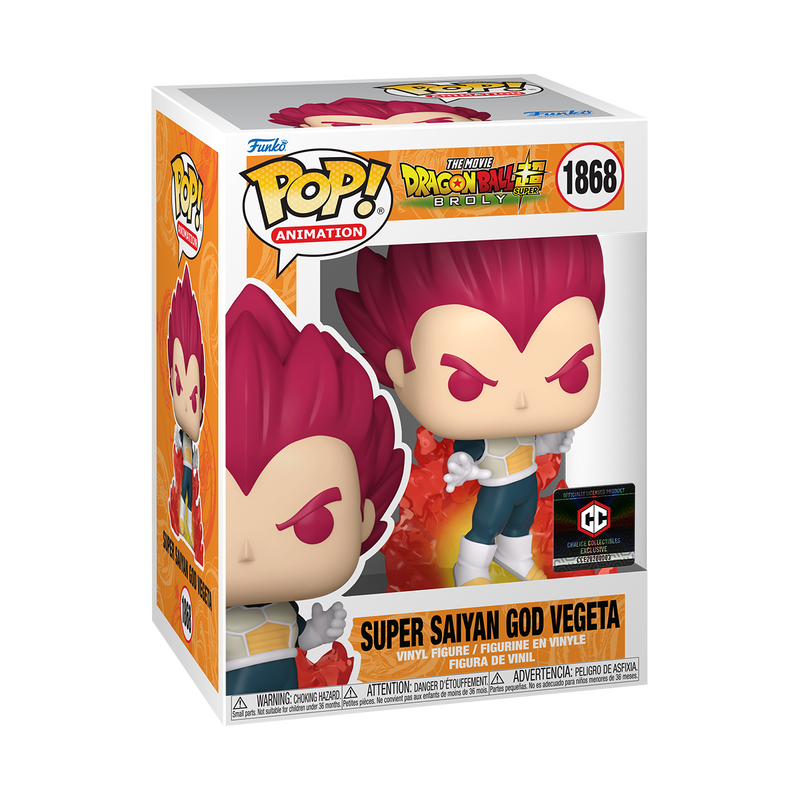 POP ANIMATION DRAGON BALL SUPER - SUPER SAIYAN GOD VEGETA (CHALICE/PR)