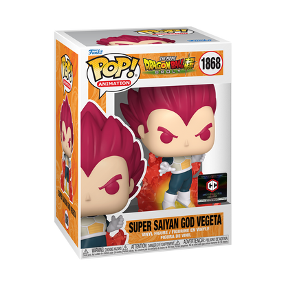 POP ANIMATION DRAGON BALL SUPER - SUPER SAIYAN GOD VEGETA (CHALICE/PR)