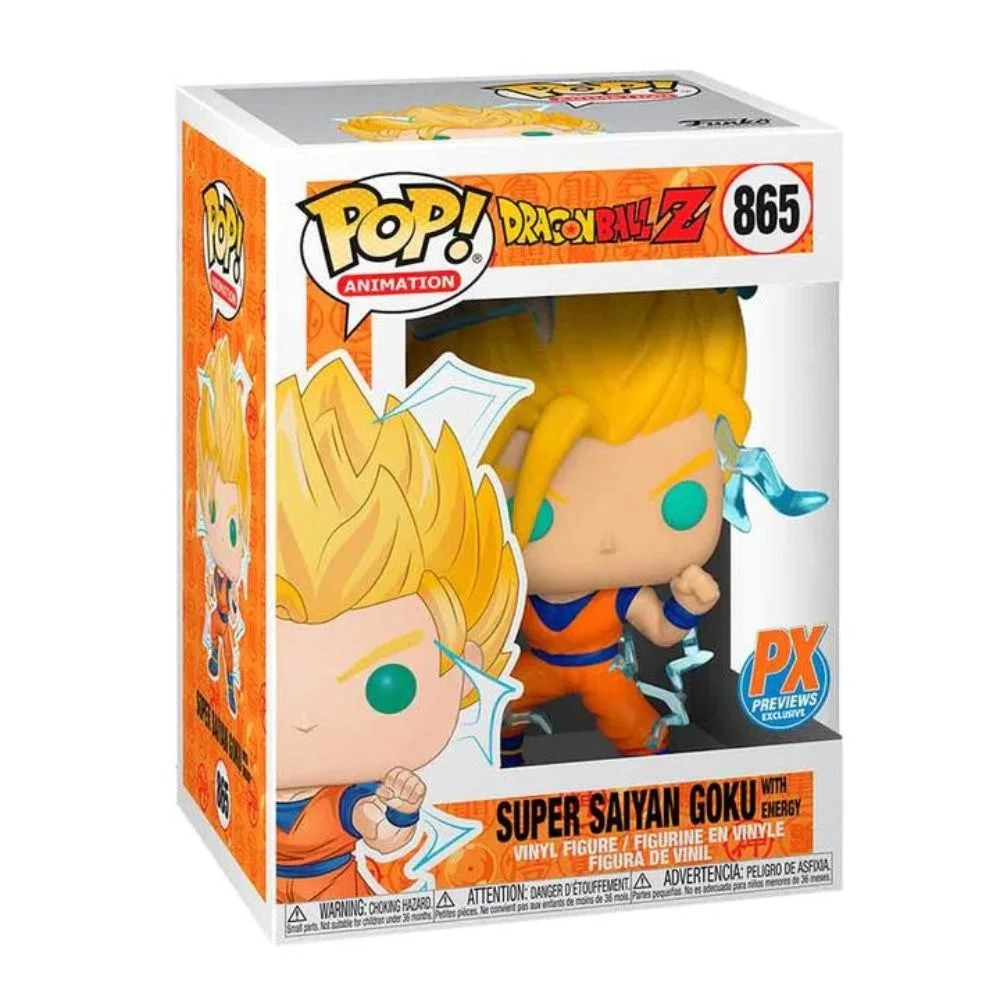 POP ANIMATION DRAGON BALL Z - SUPER SAIYAN GOKU WITH ENERGY (PX)