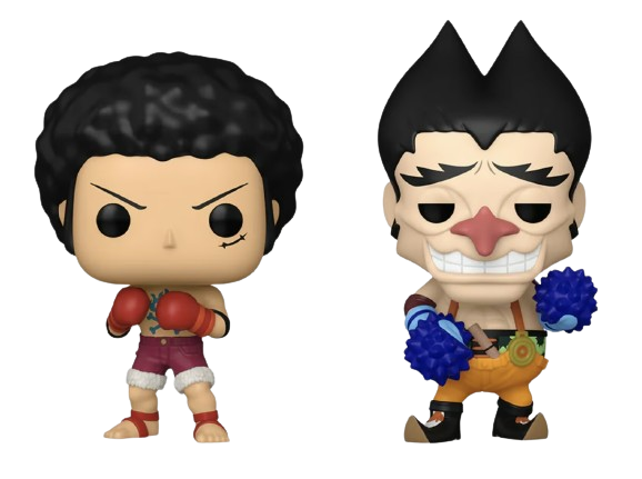 POP ANIMATION ONE PIECE - LUFFY & FOXY 2-PACK (HOT TOPIC)