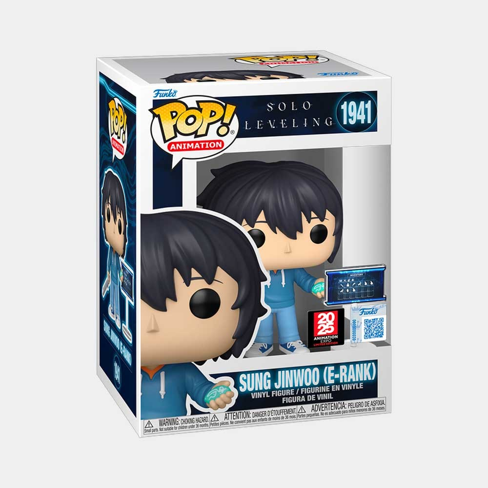 POP ANIMATION SOLO LEVELING - SUNG JINWOO (E-RANK) ANIMATION EXPO LIMITED EDITION
