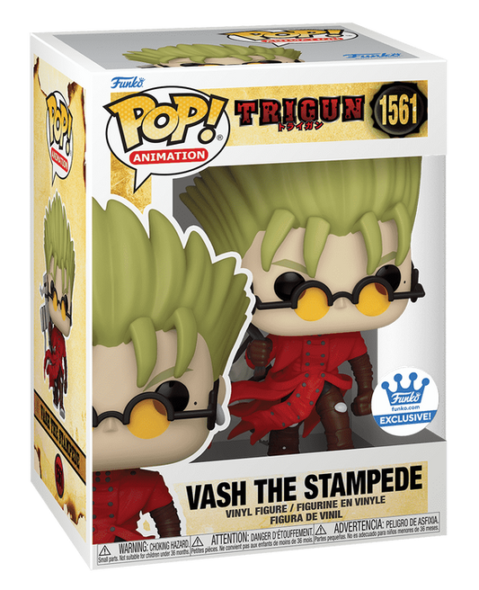 FUNKO POP ANIMATION TRIGUN - VASH WITH PUNISHER CROSS (FUNKO SHOP)