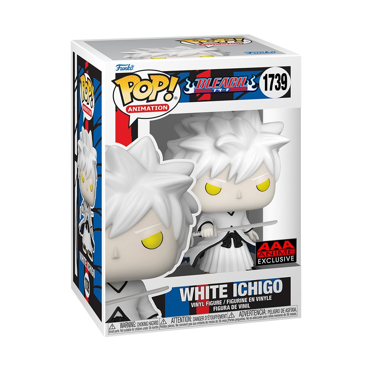 FUNKO POP ANIMATION BLEACH - WHITE ICHIGO KUROSAKI (AAA) #1739